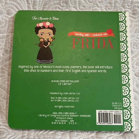 2 hard cover picture books-Frida and The Wonder that is You - Picture 5 of 9